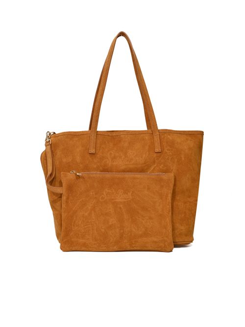 Borsa City regular in camoscio Cammello Mc2 Saint Barth | CB000300250L